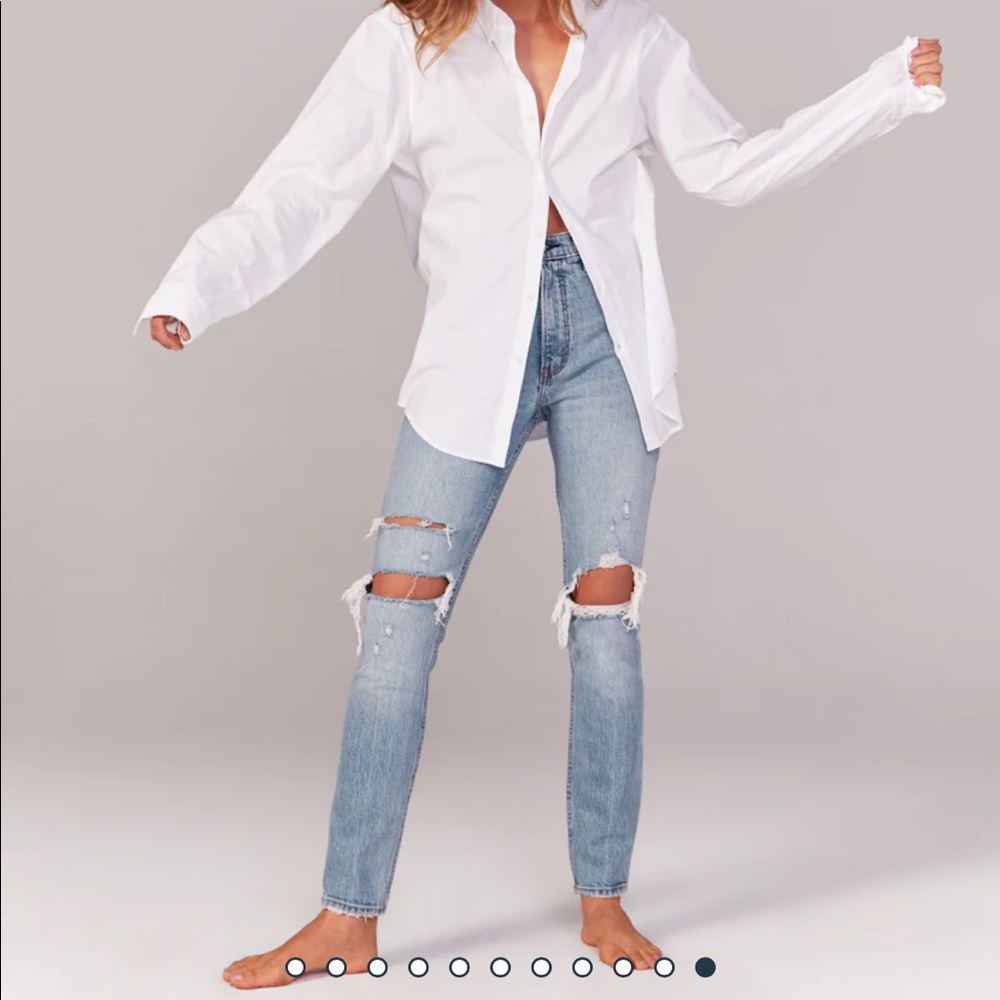 Abercrombie High Rise Skinny Jeans